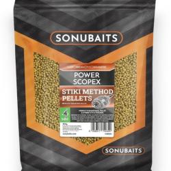 SONUBAITS STIKI METHOD PELLETS 4MM POWER SCOPEX 650GR SONUBAITS