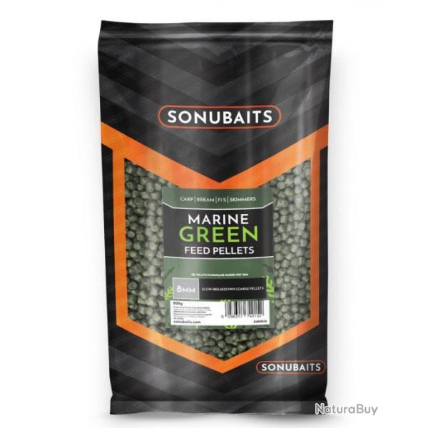 SONUBAITS FEED PELLETS MARINE GREEN 900GR SONUBAITS 8mm