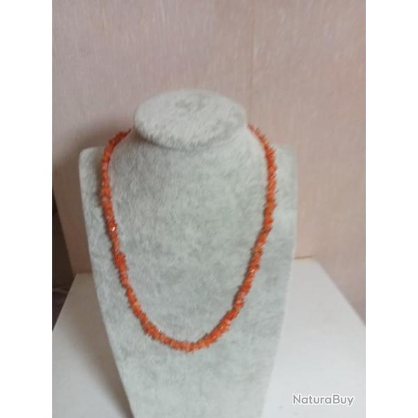 collier ancien en ambre longueur 22 cm ferm