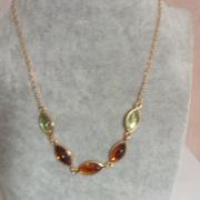 Collier Ancien Doré En Métal - Longueur 20 Cm, Style Classique