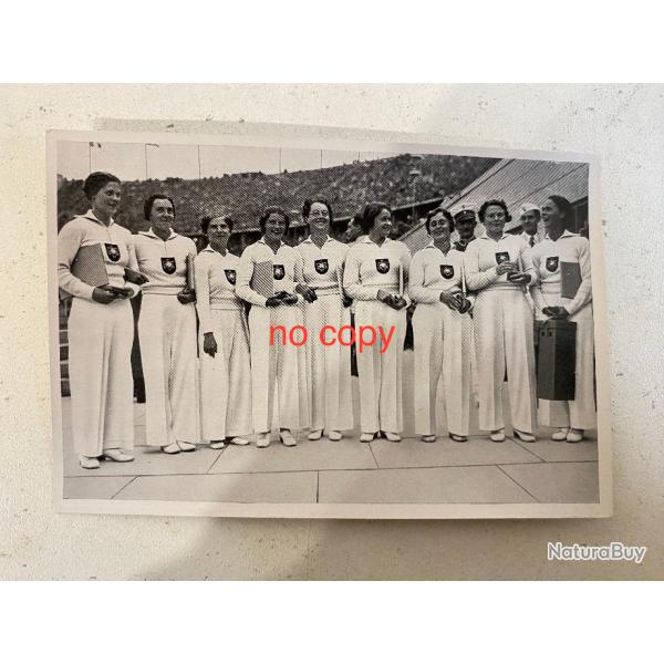 Ancienne Carte Allemande Jeux Olympiques Berlin 1936 Band II gruppe 60 Bild Nr 166