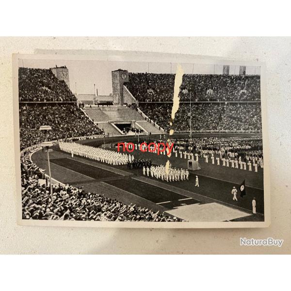 Ancienne Carte Allemande Jeux Olympiques Berlin 1936 Band II gruppe 57 Bild Nr 18