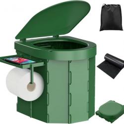 Toilette Portable Camping - Toliet pour Hommes et Femmes -Toilettes de Voiture Pliables pour Adultes