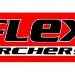 FLEX - Corde Classique 8125/CARRERA 99 Target 66" 14 159 NOIR - ROUGE FLUO