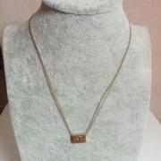 Collier Ancien En Perle Monde - Longueur 33 Cm Fermé - Style Argenté