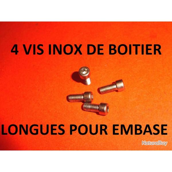 4 vis boitier inox BROWNING SAUER STEYR TIKKA VOERE WINCHESTER ZASTAVA BERETTA SAKO HR HEYM MAUSER