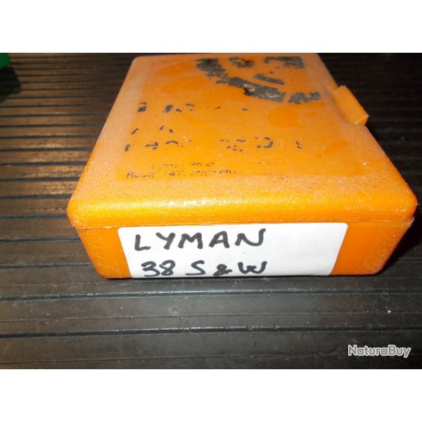 Jeux d'outils LYMAN Cal.38 S&W. OCCASION