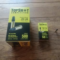 Cartouche Topshot 22lr