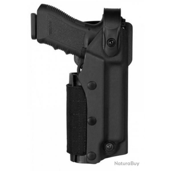 Holster ceinture VKZ804 droitier Glock avec lampe | Vega holster (0001 6926)