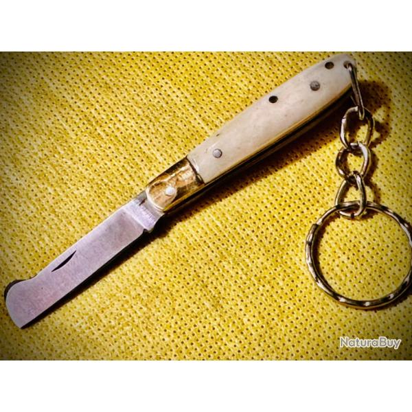 Porte clef couteau pliant 11cm - Lame tranchante (4)