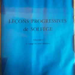 leçons de solfège volume 1 Alain Grimoin