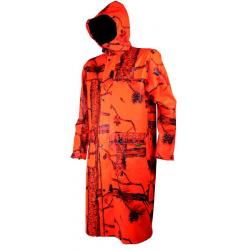 Manteau de pluie long orange Treeland 4XL