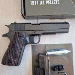 Pistolet 4,5mm (plombs) COLT 1911 AUTO ORDNANCE BLACK CO2 CYBERGUN