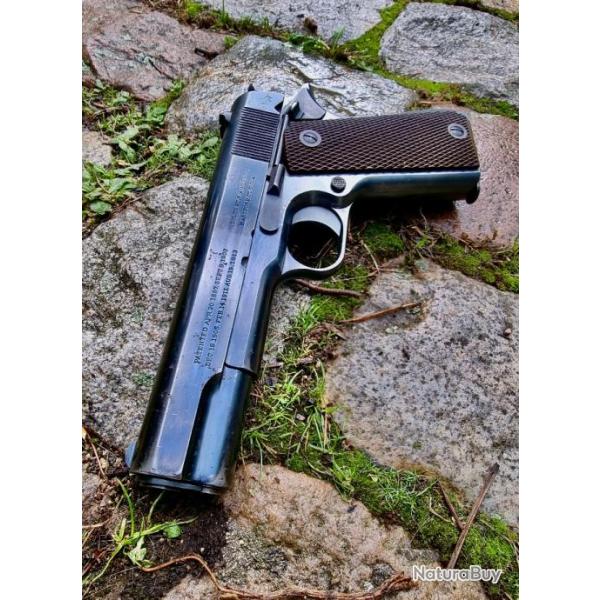 COLT 1911 45 ACP contrat franais TAR WW1 WW2 11,43 1911 A1