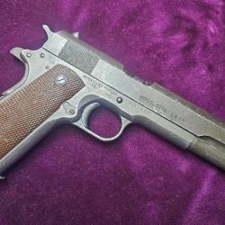 Pistolet COLT, mod 1911 A1, US army, 1944, cal 45acp, Catégorie B