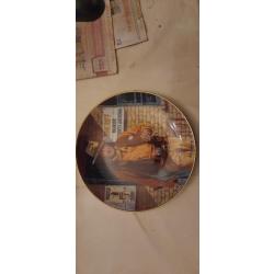 assiette de collection john wayne