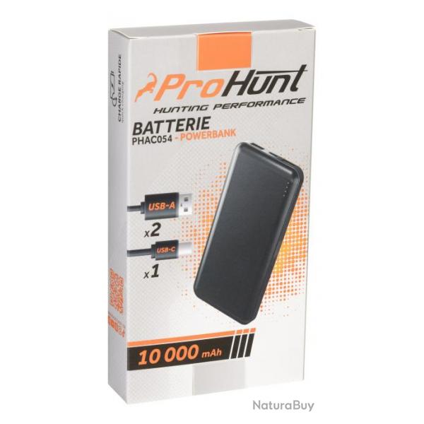 Batterie supplmentaire externe Powerbank ProHunt pour Gilet / Manchon chauffant