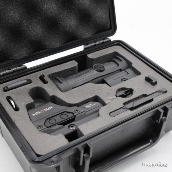 PACK HOLOSUN HS510C + LOUPE HM3X - 3 RTICULES CERCLE/POINT - CHASSE TIR - MODE DIURNE ET NOCTURNE