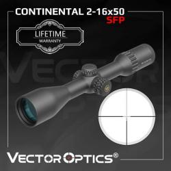 Vector Optics Continental 2-16X50 SFP SCOM-45 Paiement en 3 ou 4 fois - LIVRAISON GRATUITE !!