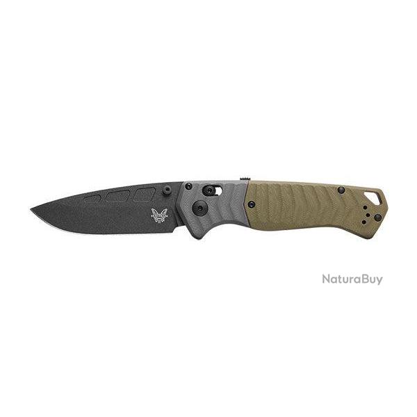 Couteau Benchmade PSK - Gris / Vert / Carbone/G10