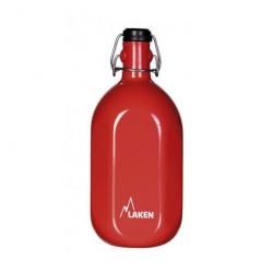 Gourde avec bouchon canette Laken alu 1L rouge