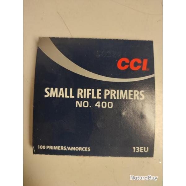 Amorces CCI small rifle n400