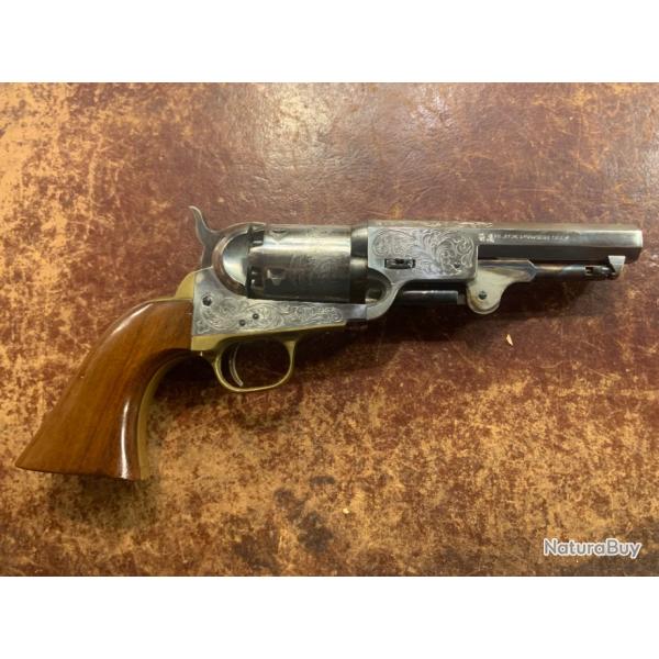 Revolver Pietta 1851 Sheriff poli blanc grav calibre 36