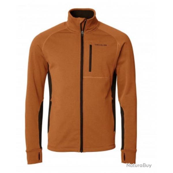 Gilet Polaire Chevalier Lenzie Orange Manches Longues