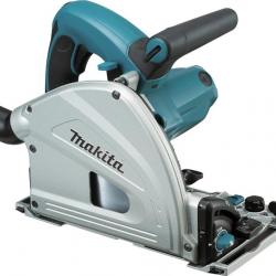 Scie Circulaire Plongeante MAKITA 1300W 165MM en Coffret MAK-PAC - Rail de guidage 1400 mm