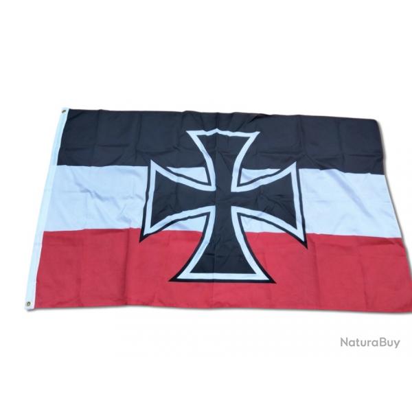 Drapeau  de Guerre Imprial  Prussien WW1 190x50 cm 100% nylon