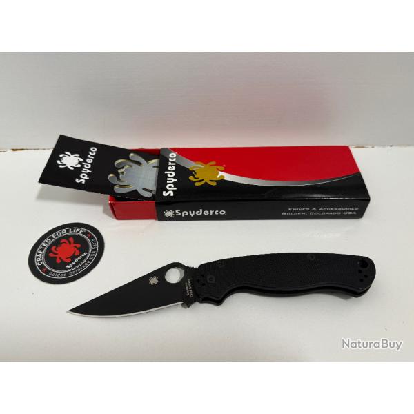 Spyderco Paramilitary 2 Black S45VN C81GPBK2