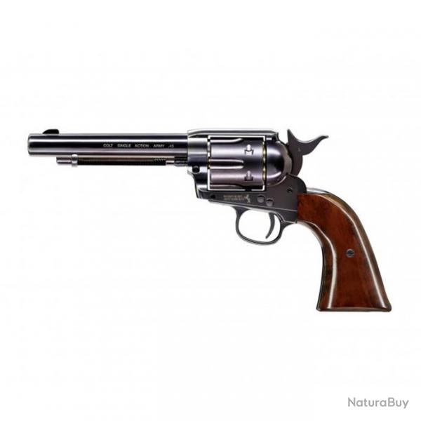 Revolver CO2 SAA 45 finition Blued BBs (Couleur: Blued, Calibre: 4,5mm BB)