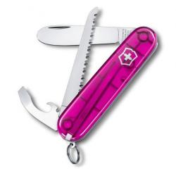 Couteau suisse My First Victorinox, Couleur rose translucide [Victorinox]