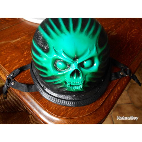 CASQUE DCO MOTARD BIKER --  SKULL