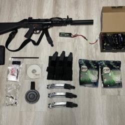 SYSTEMA AIRSOFT TW5 avec accessoires état neuf