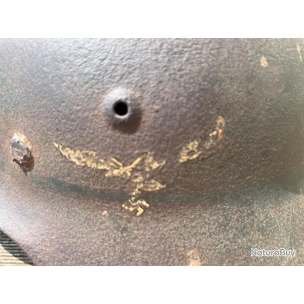 Casque M40 luft allemand ww2