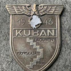 Insigne Allemand plaque de bras « Kuban » 1943 repro