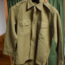 CHEMISE HIVER MODELE 52, ARMEE FRANÇAISE