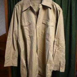 CHEMISE MODELE 48 ARMEE FRANÇAISE, INDO ALGERIE (7)