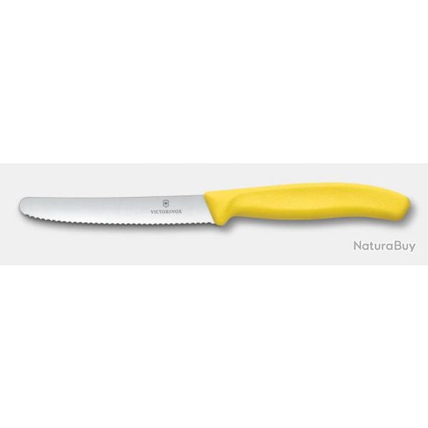 COUTEAU A TOMATE VICTORINOX Jaune