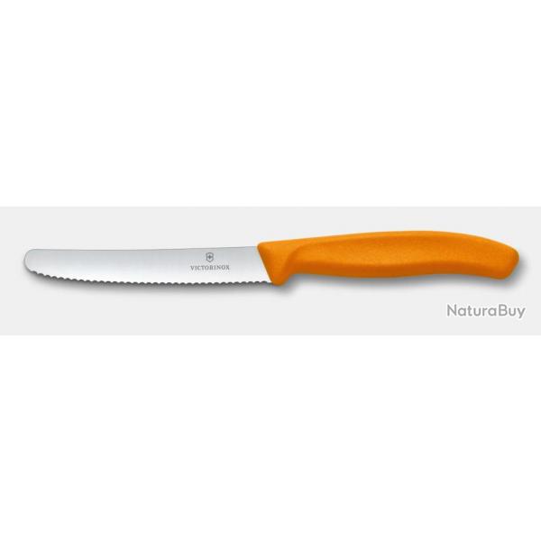 COUTEAU A TOMATE VICTORINOX Orange