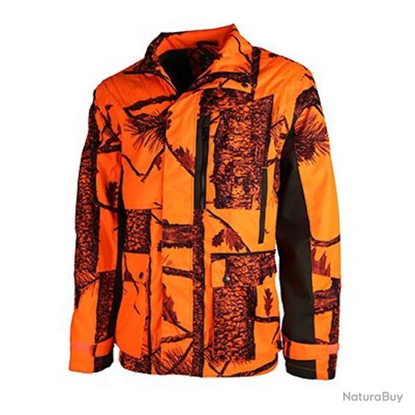 Veste Chaude Camouflage Orange Fire Enfant