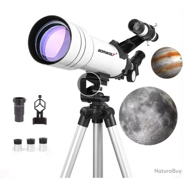 Tlescope professionnel haute dfinition 333X pour voir la lune et les toiles