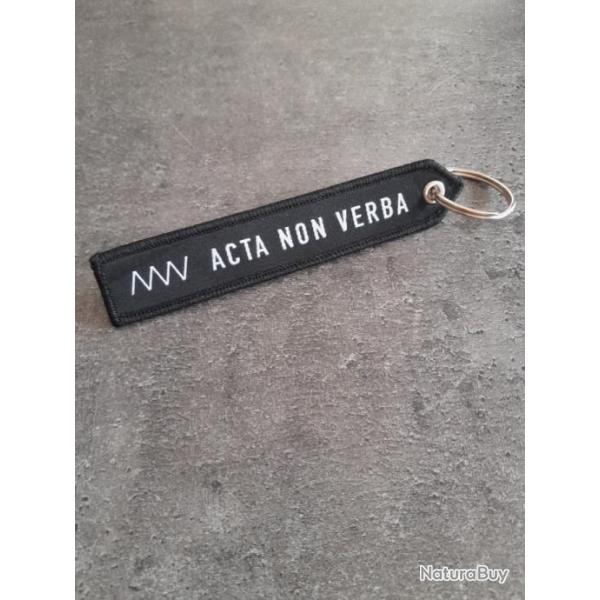 Acta Non Verba ANV porte clefs