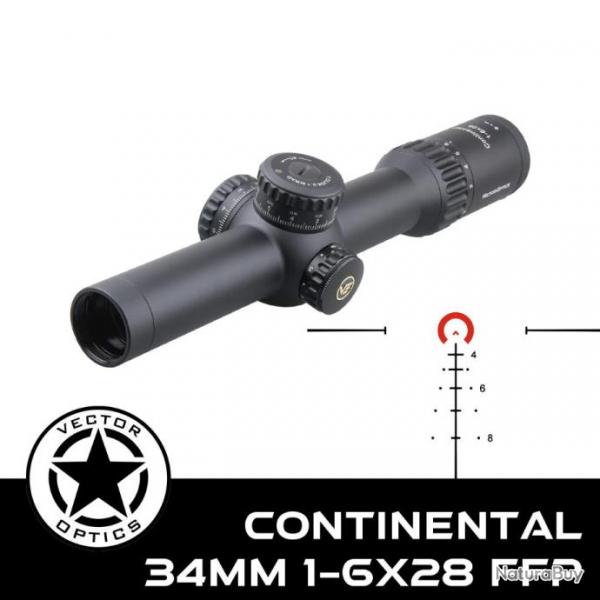 Vector Optics Continental x6 1-6x28 FFP SCFF-31 Paiement en 3 ou 4 fois -