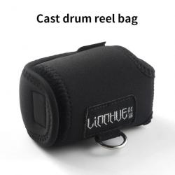 Housse moulinet à tambour Spin Armor LINNHUE - Noir Drum reel bag