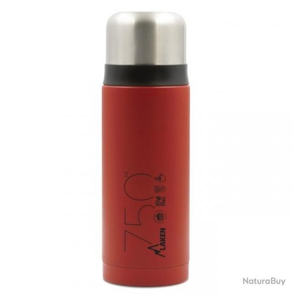 Thermo Laken 0,75L inox rouge