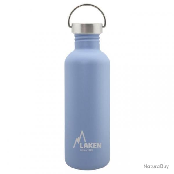 Gourde Laken Basic Steel 1L bleue avec bouchon inox Vintage