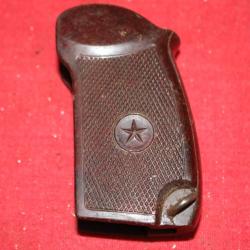 Russe bakélite rouge/marron du pistolet Makarow - PM.