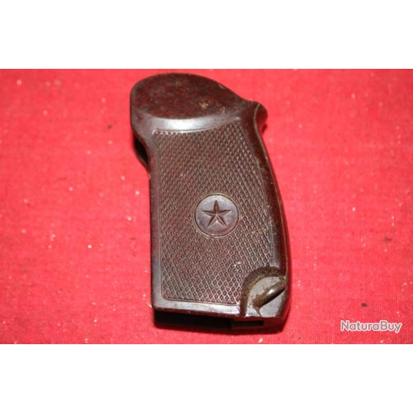 Russe baklite rouge/marron du pistolet Makarow - PM.